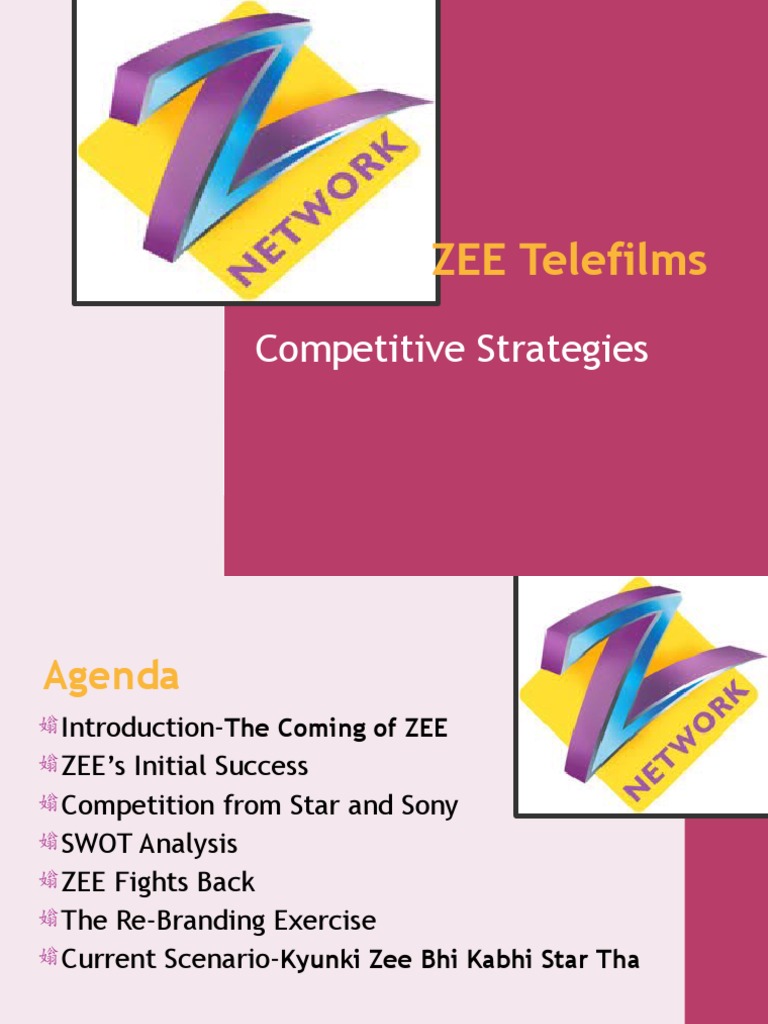 ZEE Telefilms: Competitive Strategies Overview | PDF | Television ...