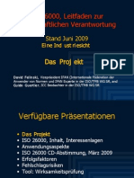 ISO 26000 (1) Das Projekt 2009-06n