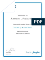 Primary Essentials Certificate