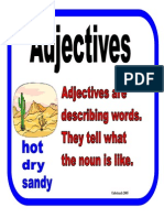 Grammar Adjectives Poster