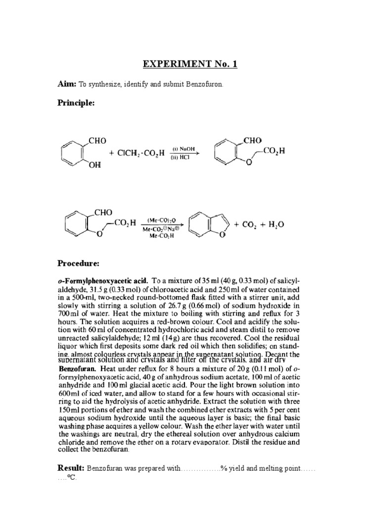 Experiment No. 1: Aim: Principle | PDF | Science & Mathematics