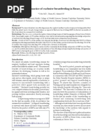 Download Knowledge and Practice of Exclusive Breastfeeding in Kware Nigeria by mednasrallah SN195811793 doc pdf