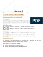 Fiche Outil Loi de Pareto Et Méthode ABC