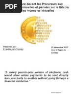 Download Conference sur le Bitcoin by gautrais SN195830221 doc pdf