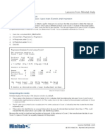 Minitab Regression