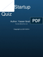 Lean Startup Quiz