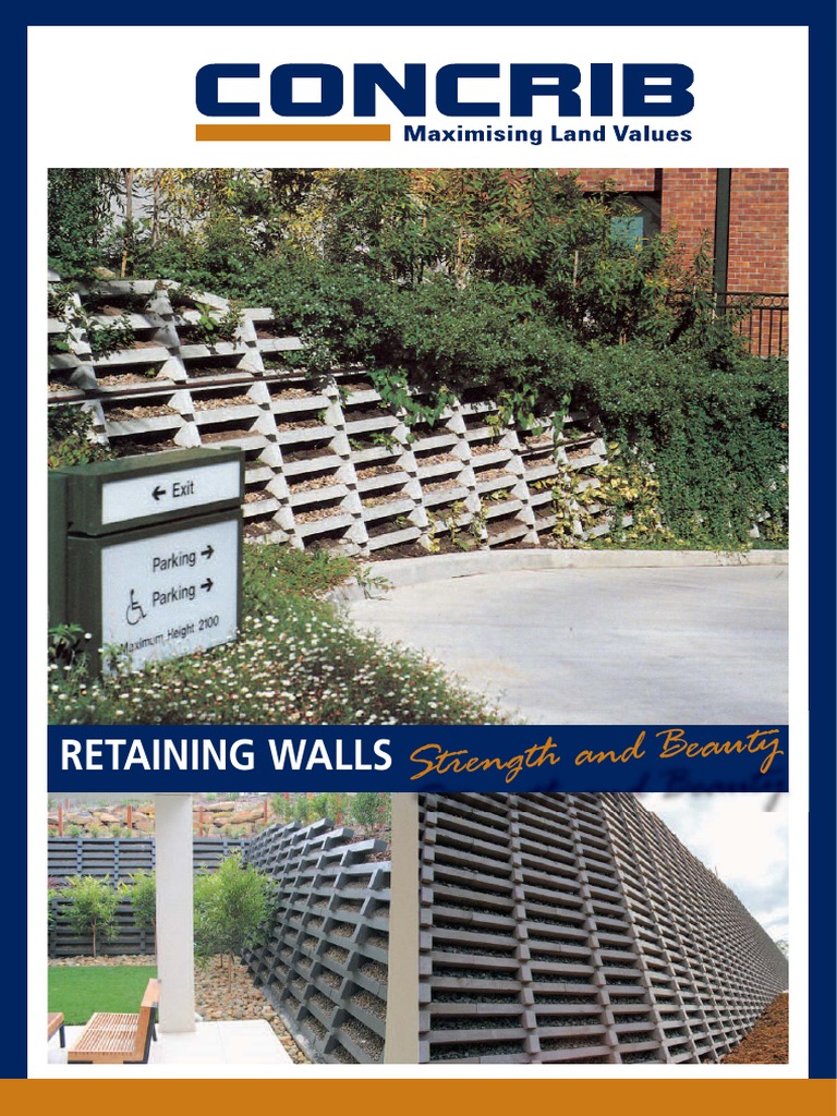 Crib Walls Geotechnical Engineering Concrete Free 30day Trial Scribd