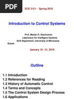 Introduction To Control Systems