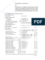 Astronomical Constants 2014