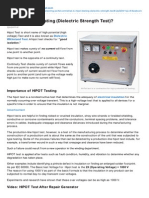 Insulation Resistance Test Values Guide | PDF | Transformer | Insulator ...