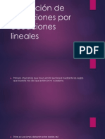 Resolución de Ecuaciones Por Ecuaciones Lineales