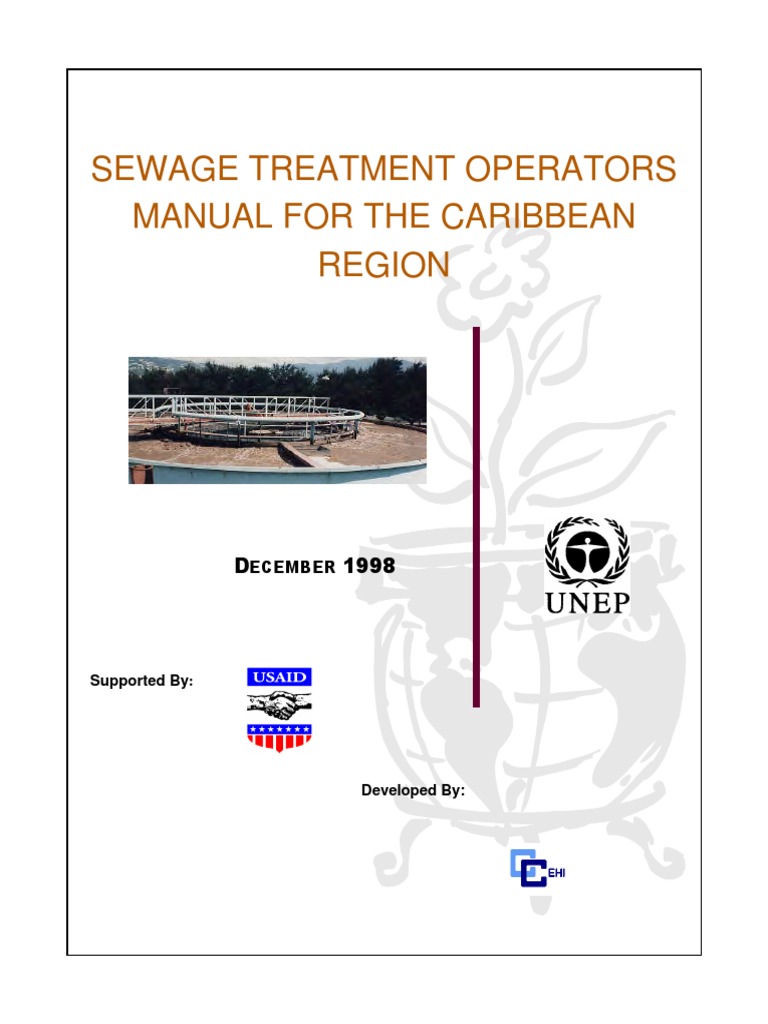 Sewage Plant Maintenance and Operation Manual | PDF | Sewage Treatment ...