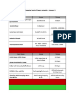 Dubai Shopping Festival Event Schedule: January 5