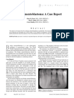 Benign Cementoblastoma - A Case Report