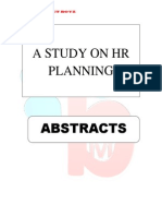 Abstracts of HR Planning