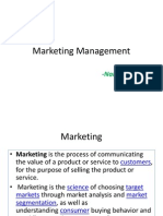 Marketing Management: - Narendra Dutta
