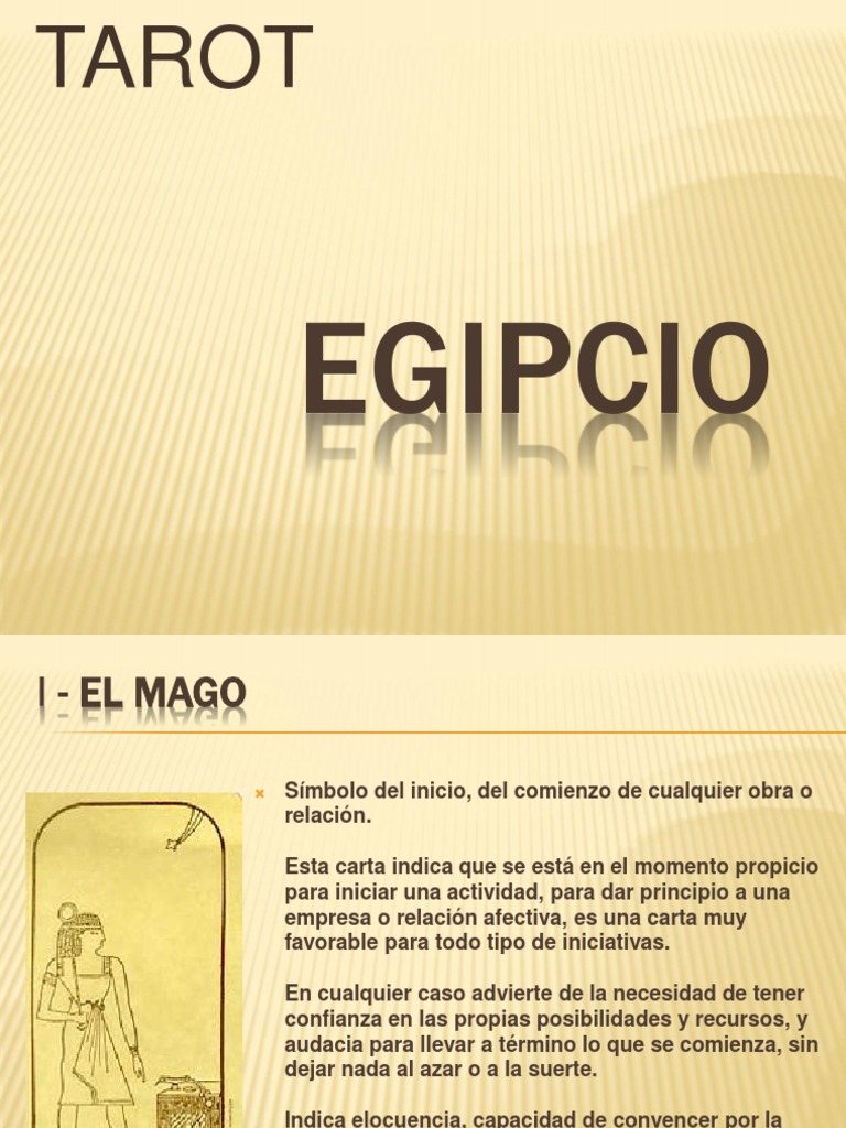 Significado de Cartas del Tarot Egipcio | PDF | Los símbolos | Egoismo ...