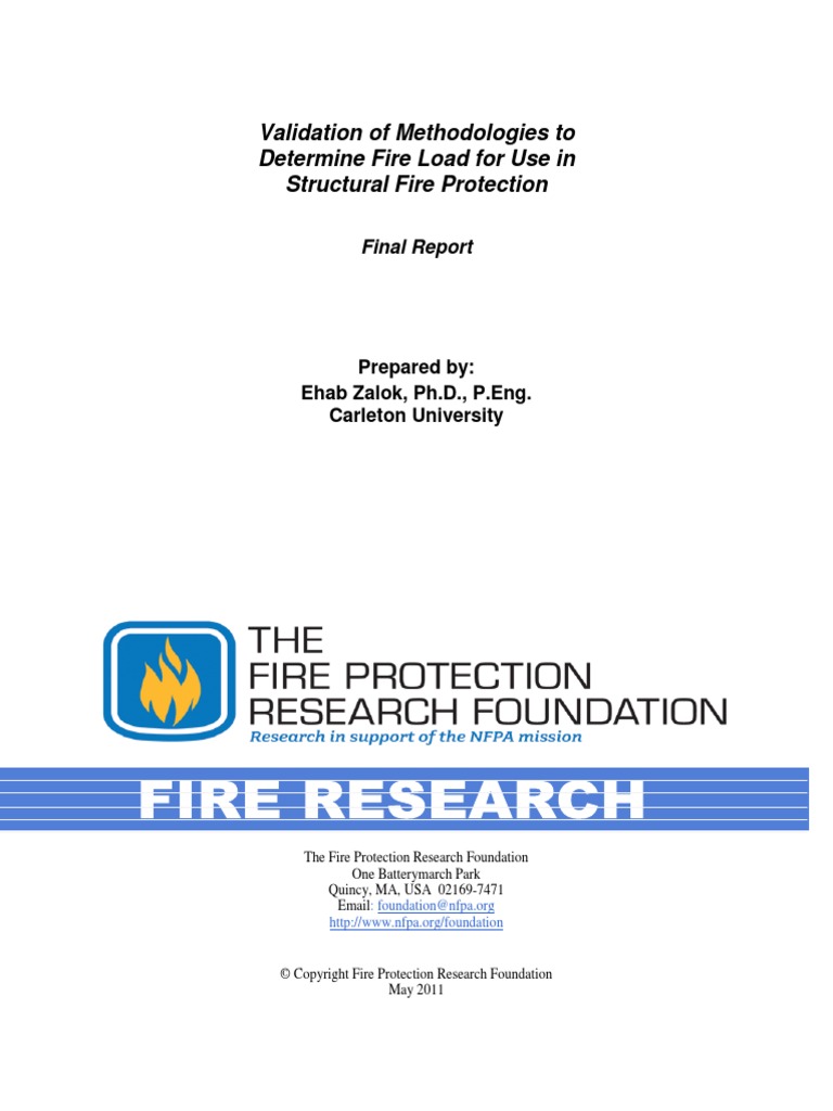Fire Load Survey Methodologies | PDF | Survey Methodology | Surveying