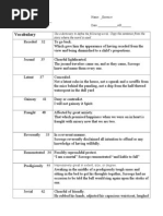 A Christmas Carol Stave 2 Notes