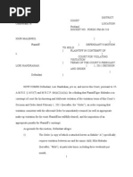 Handrahan Motion Contempt No Visitation April 2011