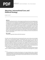 Marxism, International Law and Political Strategy 