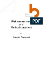 Sample Risk Assessment