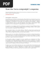 Rose deu nova composição a esquema bancoop
