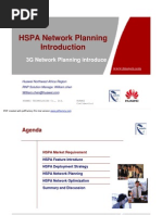 HSPA Radio Planning Introduction