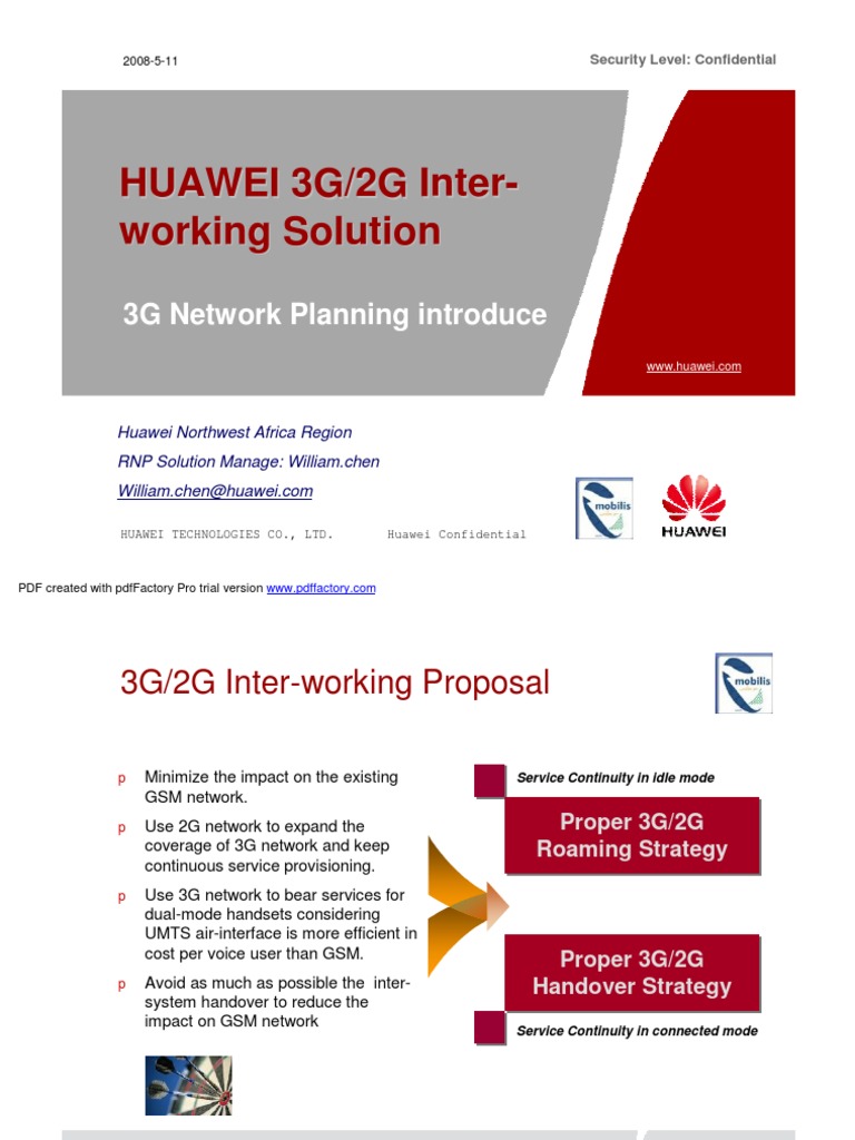 3G/2G Inter-working Solutions Overview | PDF | 3 G | Gsm
