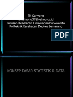 Statistik Konsep Dasar Statistik & Data