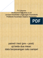 Statistik T Test Paired Data Berpasangan