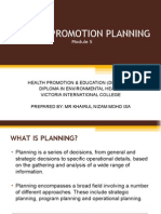 Modul 5 - Health Promotion Planning