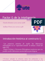 El Factor G de La Inteligencia