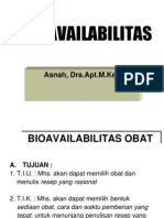 BIOAVAILABILITAS OBAT