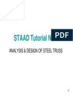 Design of Steel Structures Using STAAD