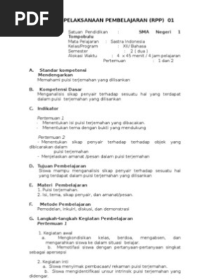 Contoh Soal Membandingkan Dua Puisi Berdasarkan Tema - KT Puisi