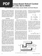 Microprocessor-Based Robust Control of A: Servo Motor