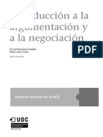 Técnicas argumentación y negociación