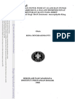 Pemanfaatan Pupuk Fosfat Alam Dan Fungi Mikoriza Arbuskula Dalam Mempercepat Pembentukan Kayu Pada Bibit DAN