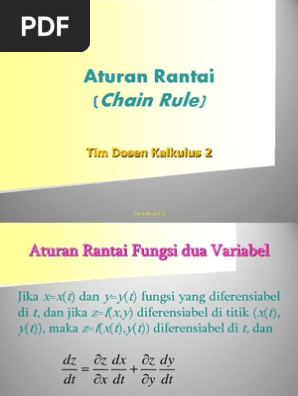 4 Aturan Rantai