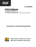 Download Pedoman Pemeriksaan Jembatan Rangka Baja 2009Kementerian PU Dirjen Bina Marga by Heru Wijanarko SN196069218 doc pdf