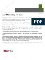 IAS 33 Earnings Per Share: Technical Summary
