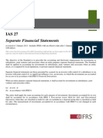 Separate Financial Statements: Technical Summary