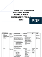 Yearly Plan Chemistry Form 4 2013: SMK Aminuddin Baki, 31200 Chemor Perak Darul Ridzuan
