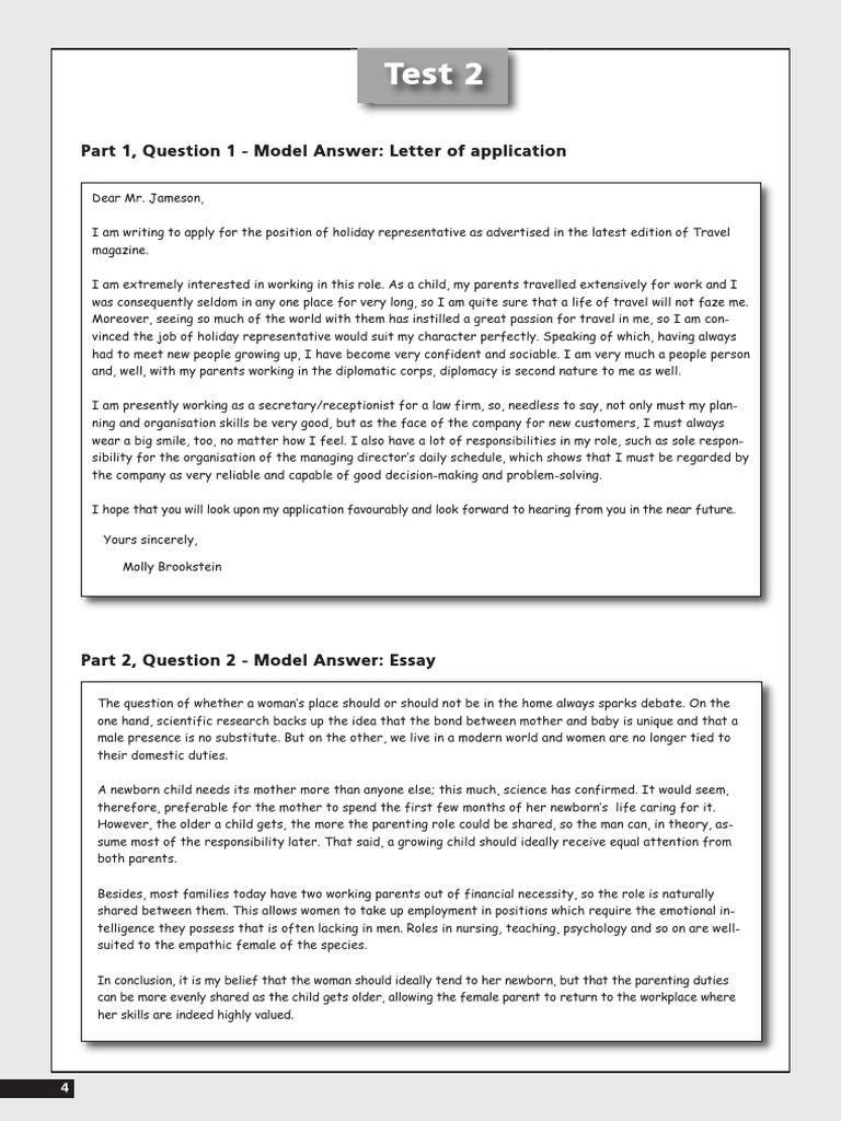 writing sample cae Parenting Relationships & Parenting