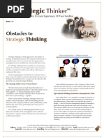 Download Strategic Thinker Issue 22009 - Obstacles to Strategic Thinking by DPI Asia SN19611758 doc pdf