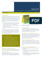 Green ICT: Managing Sustainable ICT in Education and Research