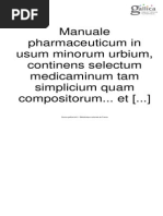 Manuale Pharmaceuticum PDF 1 - 1DM