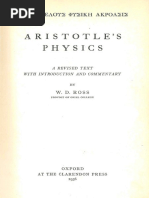 Aristotle's physics W. D. Ross 2巻セット METAPHYSICS TWO VOLUMES | Aristotle, W. D. Ross | 1997
