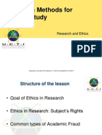 Research and Ethics